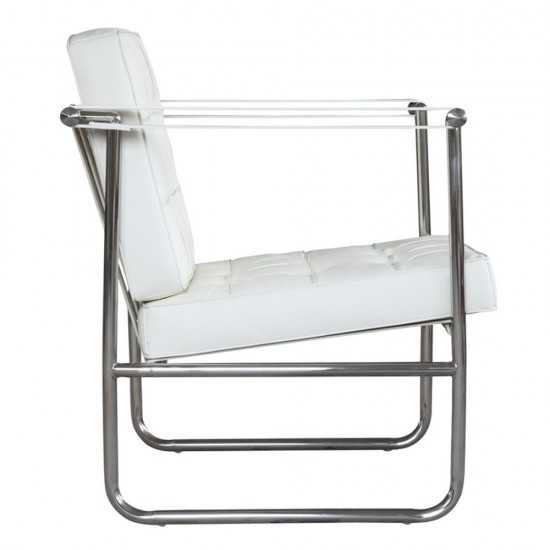 Fine Mod Imports Celona Chair, White