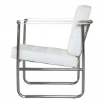 Fine Mod Imports Celona Chair, White