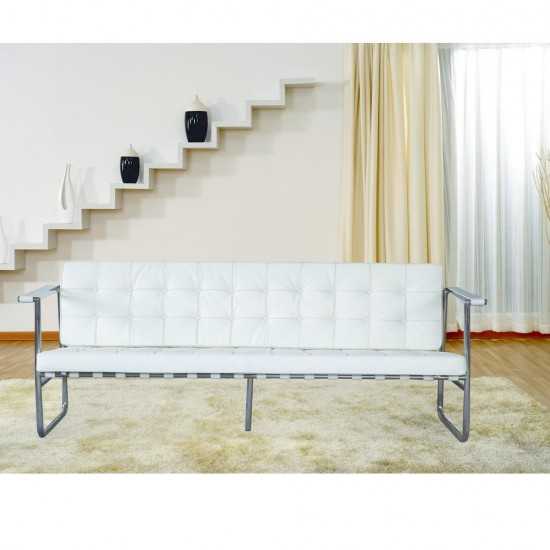 Fine Mod Imports Celona Sofa, White