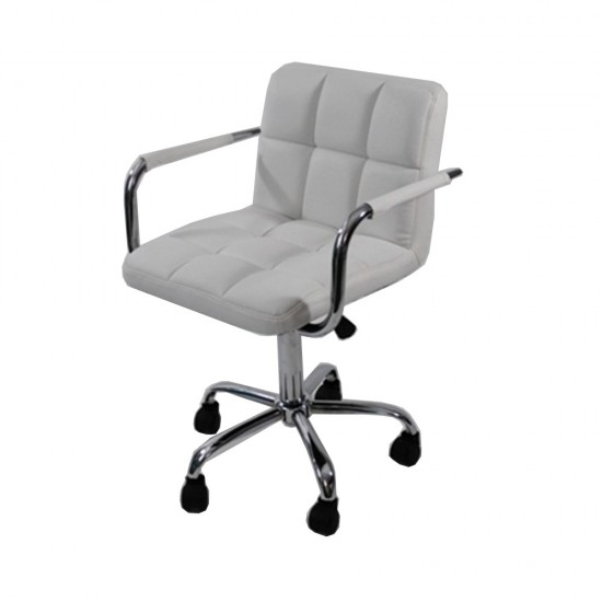 Fine Mod Imports Studio Office Chair, White