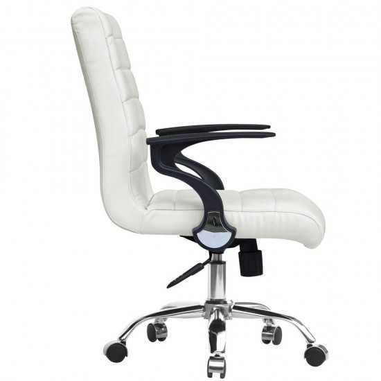 Fine Mod Imports Timeless Office Chair, White