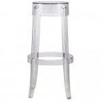 Fine Mod Imports Clear Bar Stool, Clear