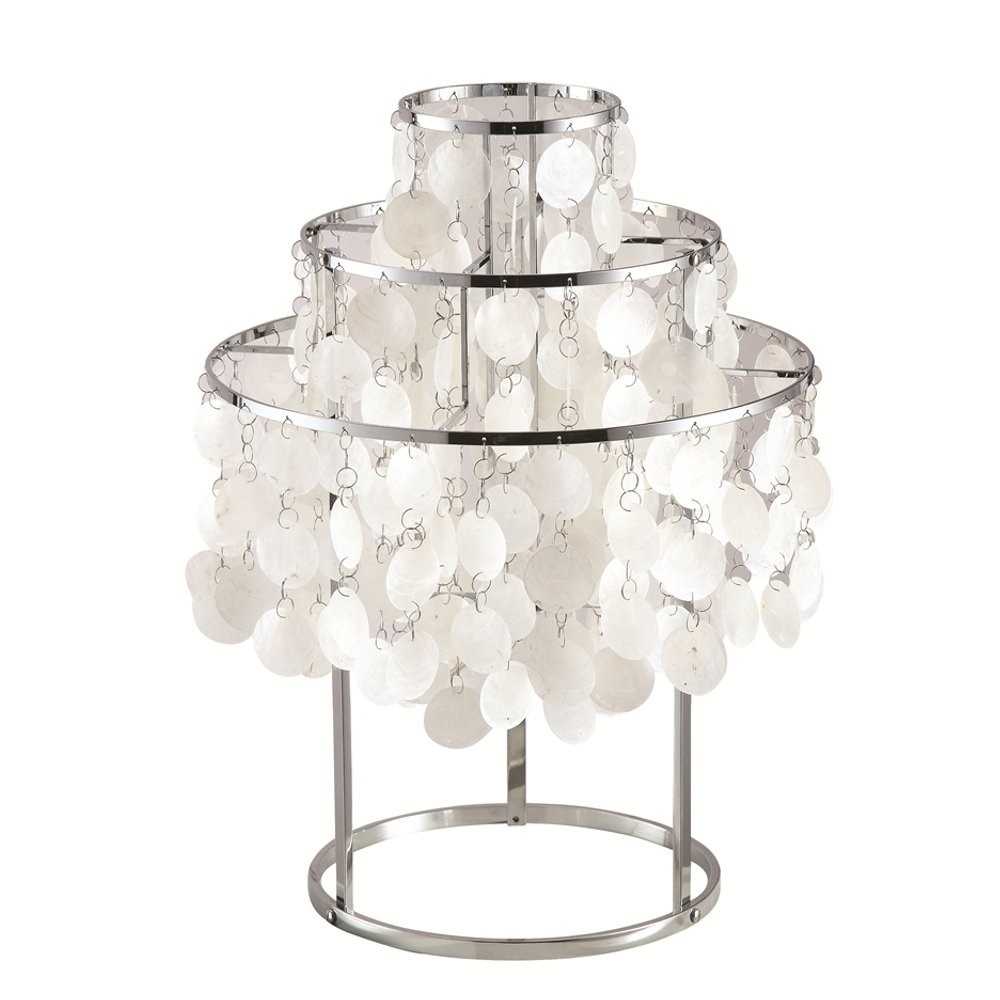 Fine Mod Imports Pearl Table Lamp, Mother of Pearl