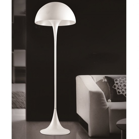 Fine Mod Imports Panton Floor Lamp, White