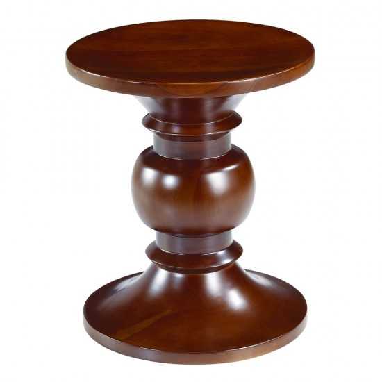 Fine Mod Imports Walnut Stool Style B, Walnut