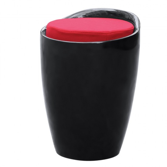 Fine Mod Imports Schnapps Stool, Black