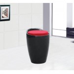 Fine Mod Imports Schnapps Stool, Black