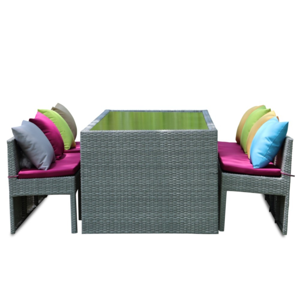 Fine Mod Imports Quantra Dining Outdoor Set