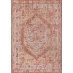 Rug Unique Loom Outdoor Traditional Rust Red Rectangular 7' 0 x 10' 0