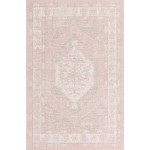 Rug Unique Loom Outdoor Traditional Pink Rectangular 5' 3 x 7' 10