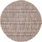 Rug Unique Loom Outdoor Striped Brown Round 3' 3 x 3' 3