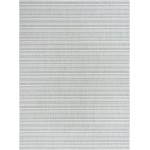 Rug Unique Loom Outdoor Striped Teal Rectangular 9' 0 x 12' 0