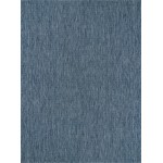 Rug Unique Loom Outdoor Solid Navy Blue Rectangular 10' 0 x 13' 1