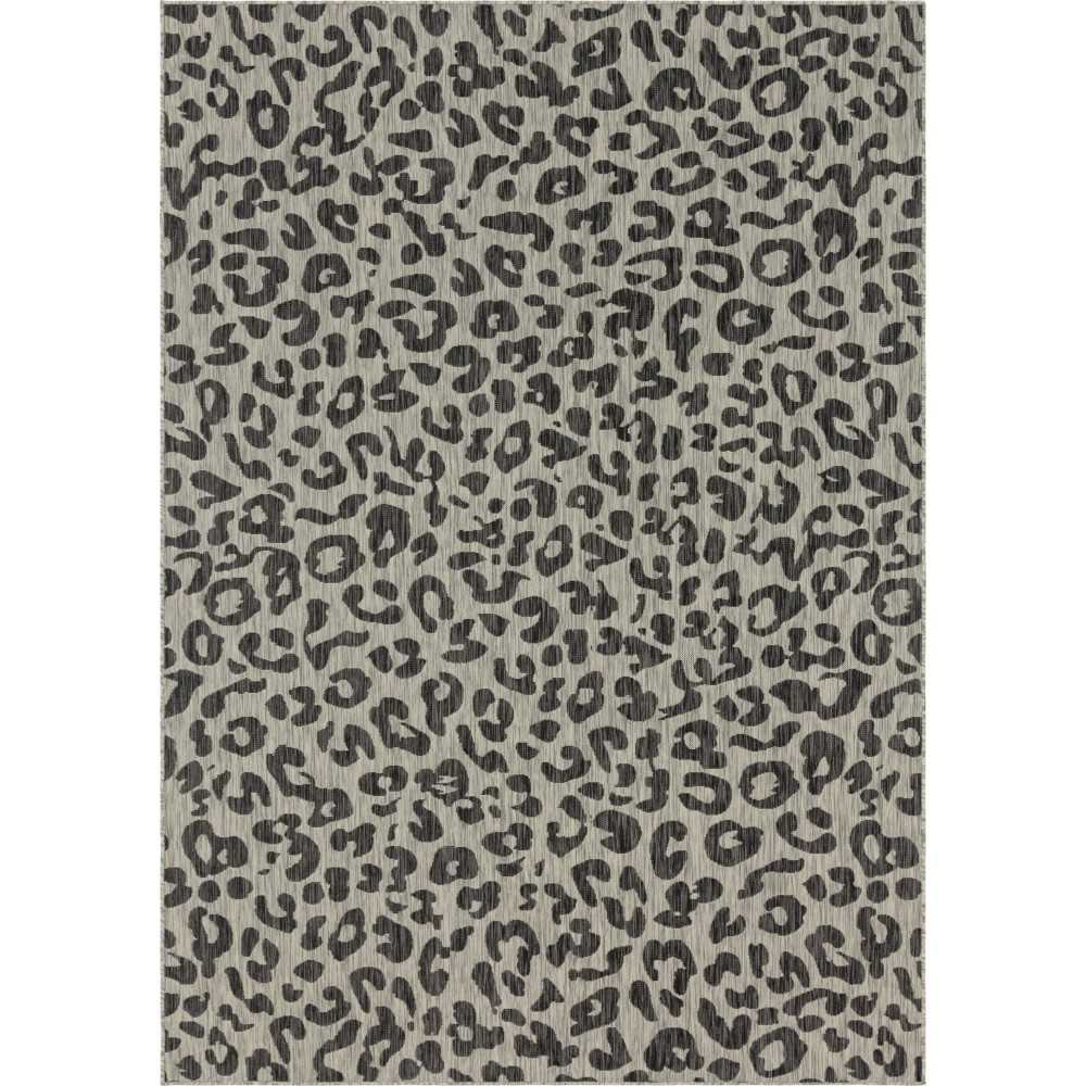 Rug Unique Loom Outdoor Safari Black Rectangular 8' 0 x 11' 4 Rug Unique Loom Outdoor Safari Black Rectangular 8' 0 x 11' 4