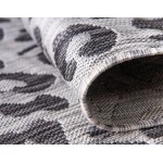 Rug Unique Loom Outdoor Safari Black Rectangular 8' 0 x 11' 4