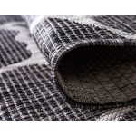 Rug Unique Loom Outdoor Safari Dark Gray Rectangular 7' 0 x 10' 0