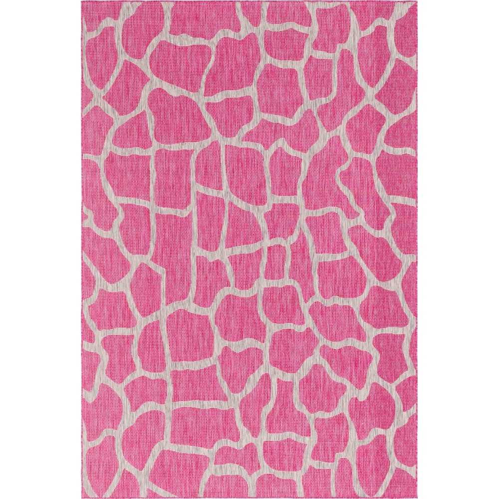 Rug Unique Loom Outdoor Safari Pink Rectangular 6' 0 x 9' 0 Rug Unique Loom Outdoor Safari Pink Rectangular 6' 0 x 9' 0