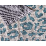 Rug Unique Loom Outdoor Safari Teal Rectangular 5' 0 x 8' 0