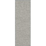 Rug Unique Loom Outdoor Patio Light Gray Runner 2' 0 x 6' 0