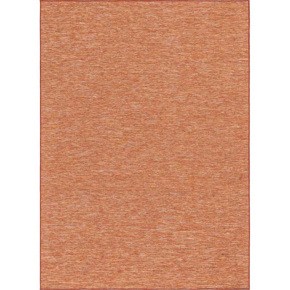 Rug Unique Loom Outdoor Patio Terracotta Rectangular 8' 4 x 11' 4