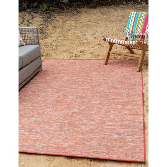 Rug Unique Loom Outdoor Patio Terracotta Rectangular 8' 4 x 11' 4