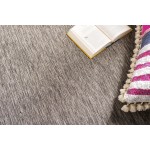 Rug Unique Loom Outdoor Patio Light Gray Rectangular 8' 4 x 11' 4