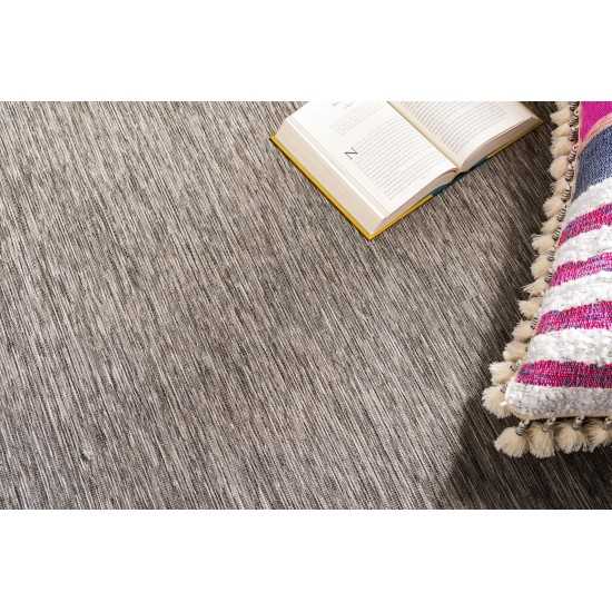 Rug Unique Loom Outdoor Patio Light Gray Rectangular 8' 4 x 11' 4