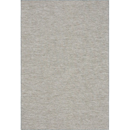 Rug Unique Loom Outdoor Patio Light Gray Rectangular 6' 3 x 9' 0