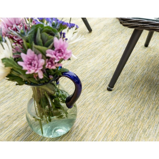 Rug Unique Loom Outdoor Patio Green Rectangular 6' 3 x 9' 0