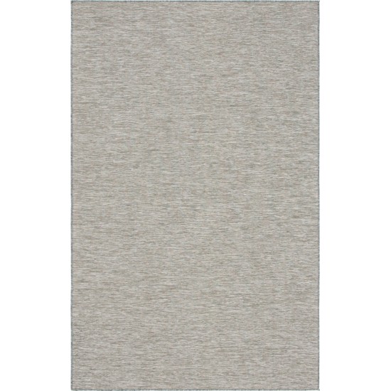 Rug Unique Loom Outdoor Patio Light Gray Rectangular 5' 3 x 8' 0