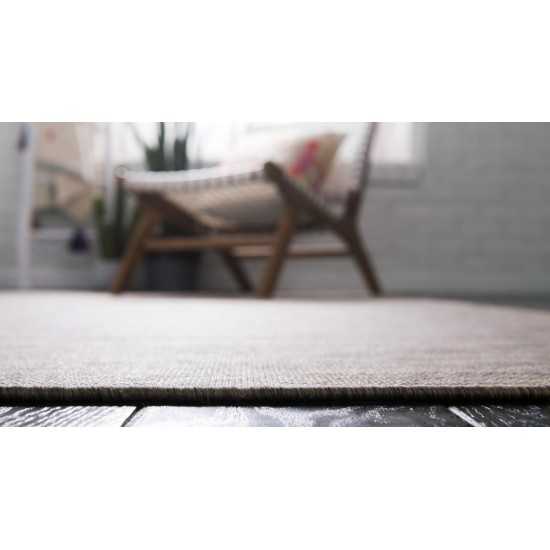 Rug Unique Loom Outdoor Patio Beige Rectangular 5' 3 x 8' 0