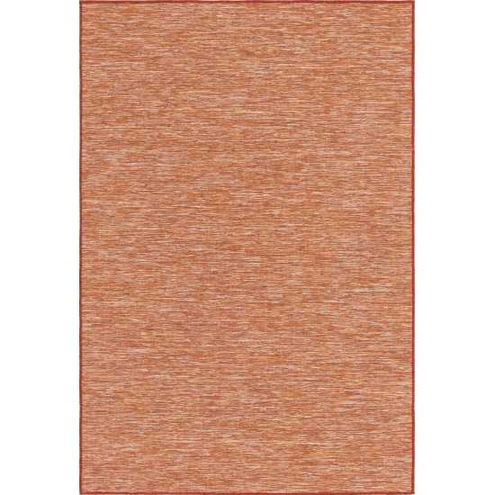 Rug Unique Loom Outdoor Patio Terracotta Rectangular 4' 2 x 6' 0