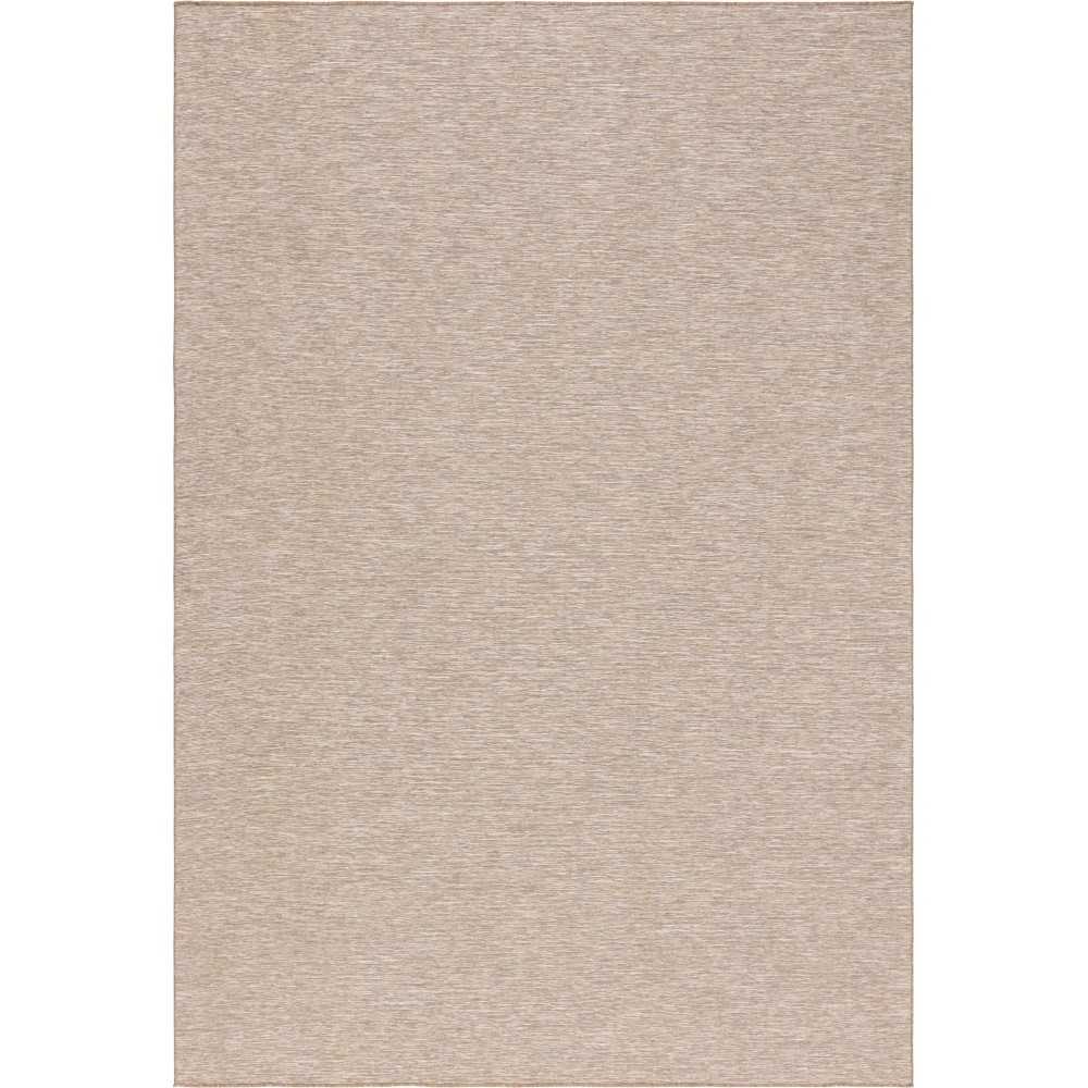 Rug Unique Loom Outdoor Patio Beige Rectangular 4' 2 x 6' 0