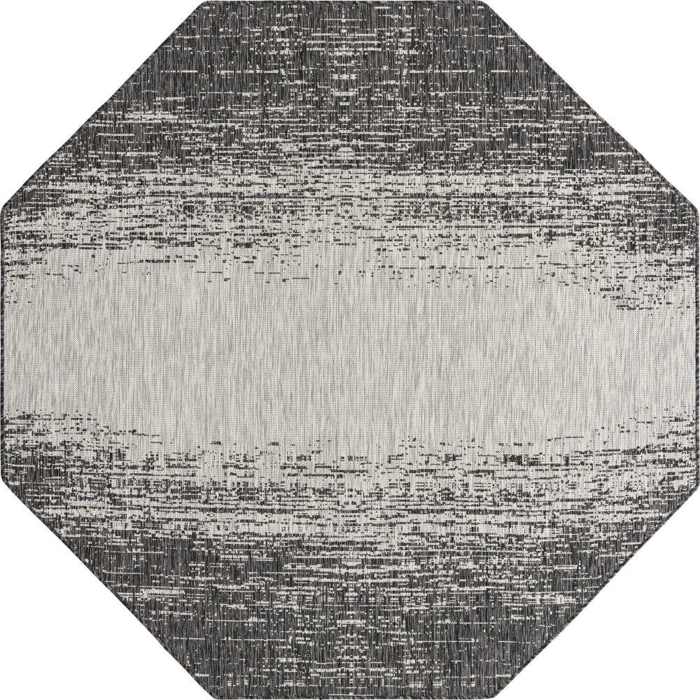 Rug Unique Loom Outdoor Modern Gray Octagon 7' 10 x 7' 10 Rug Unique Loom Outdoor Modern Gray Octagon 7' 10 x 7' 10