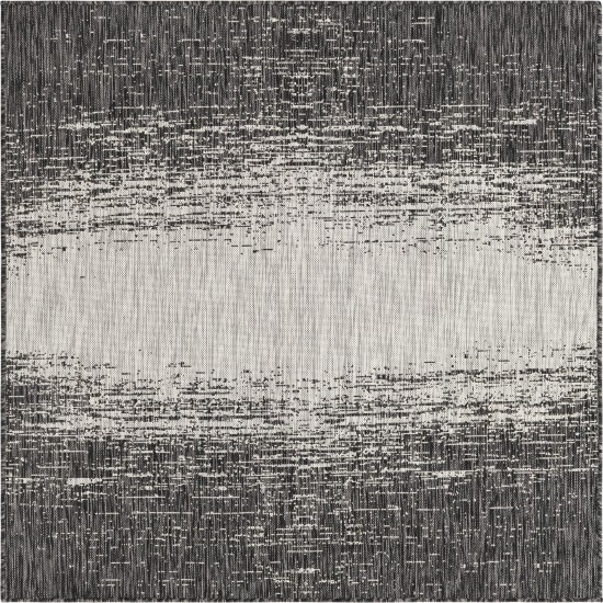 Rug Unique Loom Outdoor Modern Gray Square 5' 3 x 5' 3