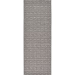 Rug Unique Loom Outdoor Modern Gray Runner 2' 2 x 6' 0