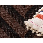 Rug Unique Loom Outdoor Modern Brown Runner 2' 2 x 6' 0