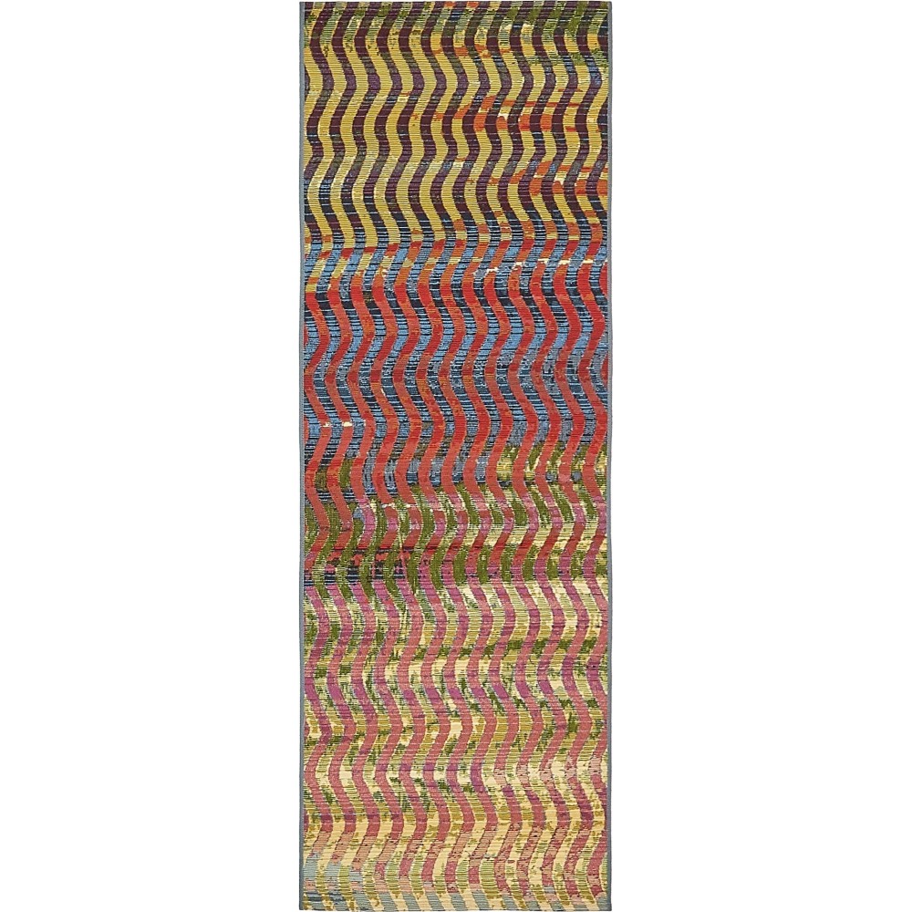 Rug Unique Loom Outdoor Modern Multi Runner 2' 0 x 6' 0 Rug Unique Loom Outdoor Modern Multi Runner 2' 0 x 6' 0