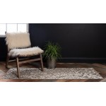 Rug Unique Loom Outdoor Modern Ivory Runner 2' 0 x 6' 0