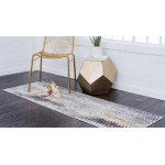 Rug Unique Loom Outdoor Modern Ivory Runner 2' 0 x 6' 0