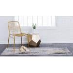 Rug Unique Loom Outdoor Modern Ivory Runner 2' 0 x 6' 0