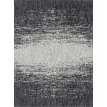 Rug Unique Loom Outdoor Modern Gray Rectangular 10' 0 x 13' 0