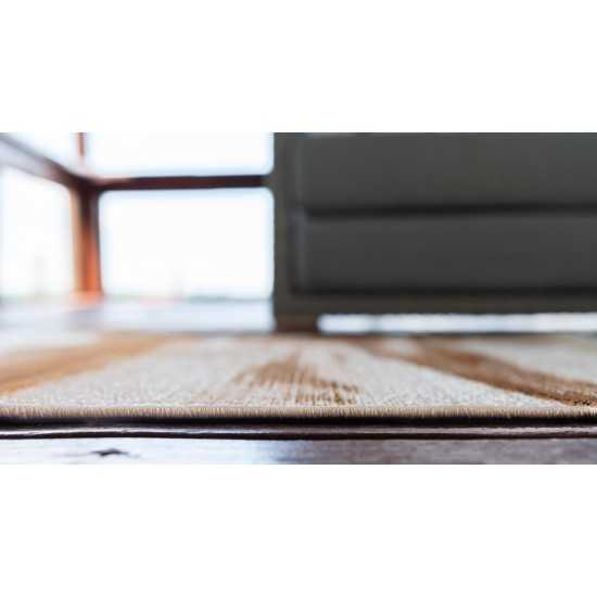 Rug Unique Loom Outdoor Modern Beige Rectangular 10' 0 x 12' 0