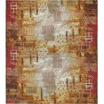 Rug Unique Loom Outdoor Modern Multi Rectangular 10' 0 x 12' 0