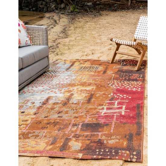 Rug Unique Loom Outdoor Modern Multi Rectangular 10' 0 x 12' 0