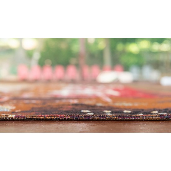 Rug Unique Loom Outdoor Modern Multi Rectangular 10' 0 x 12' 0