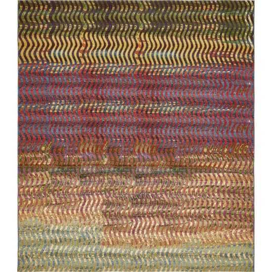 Rug Unique Loom Outdoor Modern Multi Rectangular 10' 0 x 12' 0