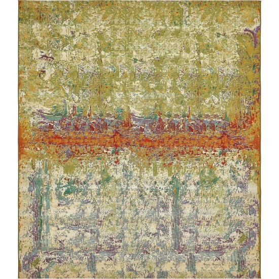 Rug Unique Loom Outdoor Modern Multi Rectangular 10' 0 x 12' 0