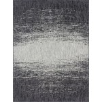 Rug Unique Loom Outdoor Modern Gray Rectangular 9' 0 x 12' 0