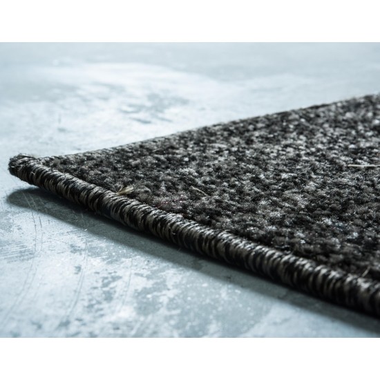 Rug Unique Loom Outdoor Modern Black Rectangular 9' 0 x 12' 0